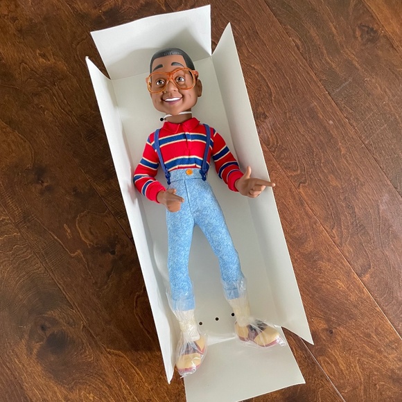 Vintage Other - Vintage Rare 1991 Family Matters Steve Urkel pull string doll